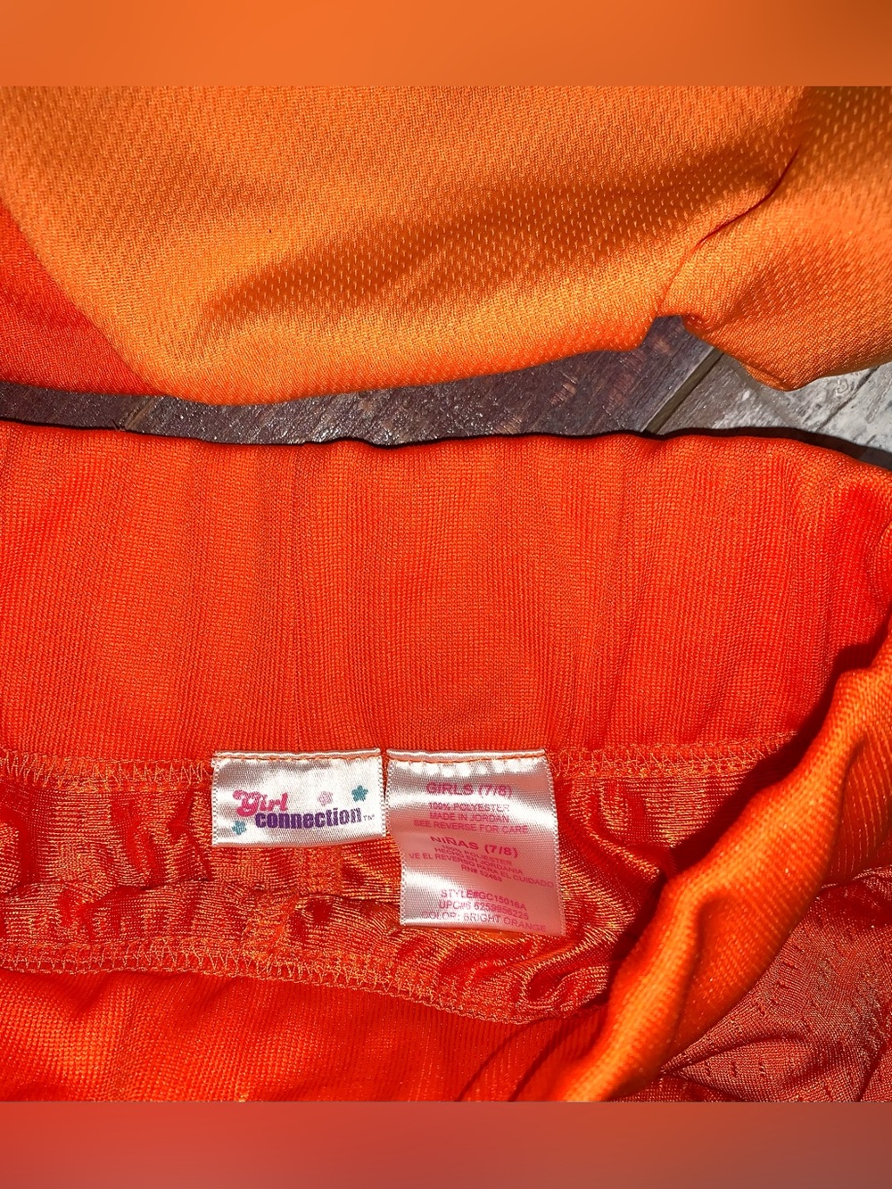 Vintage 90s girls clothing bundle orange and yellow size 7/8 - Picture 5 of 7